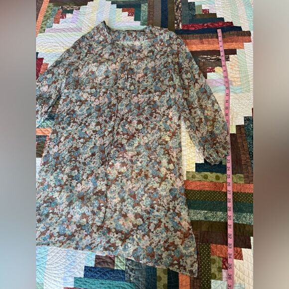 Stella McCartney Sheer Floral Mini Dress Size 40 Made in Italy - Picture 6 of 8